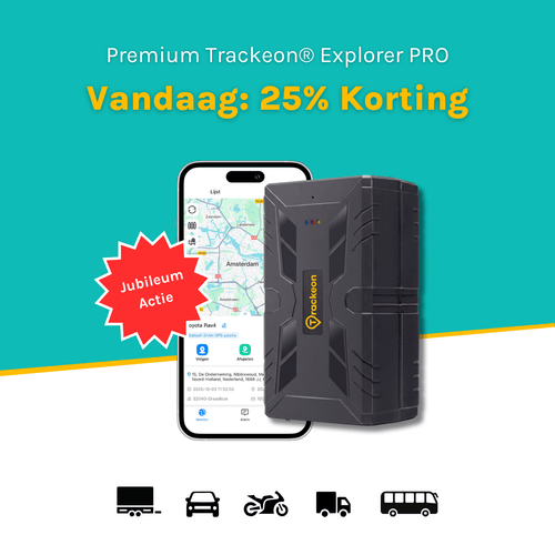 Trackeon Explorer PRO: 20.000 mAh, tot 120 dagen batterijduur en IP65