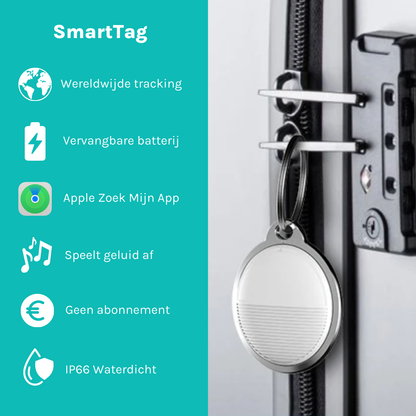 Premium SmartTag. Hét alternatief voor de AirTag (4-Pack).